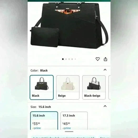 LOVEVOOK Laptop Tote Bag for Women - Picture 11 of 11